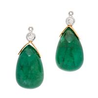 EMERALD AND DIAMOND DROP ATTACHMENTS