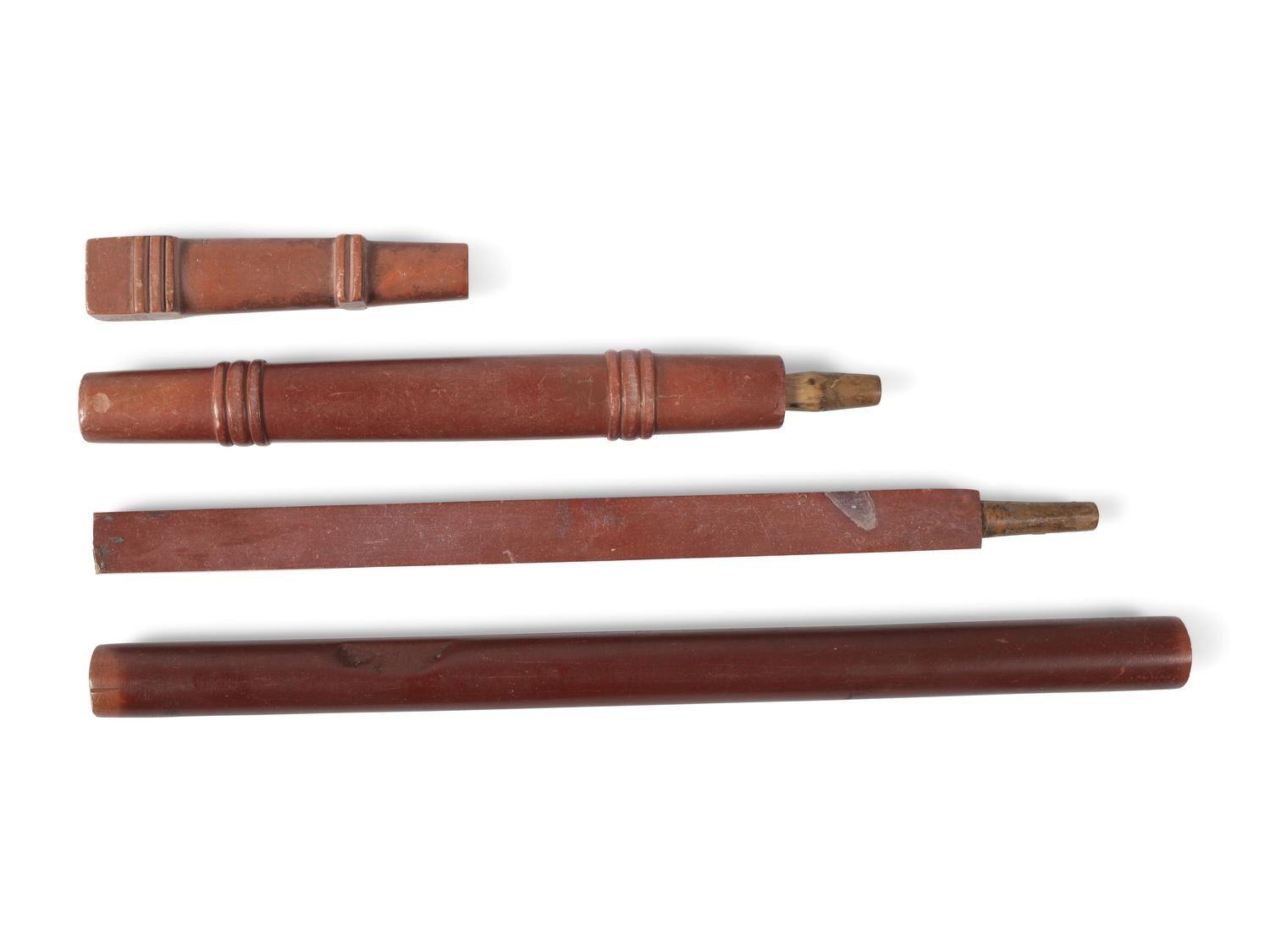 Western Great Lakes Catlinite Pipe Stems