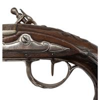 19th Century Flintlock Pocket Pistol and a Modern Percussion Derringer