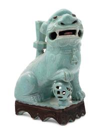 Nine Chinese Porcelain Figures of Fu Lions