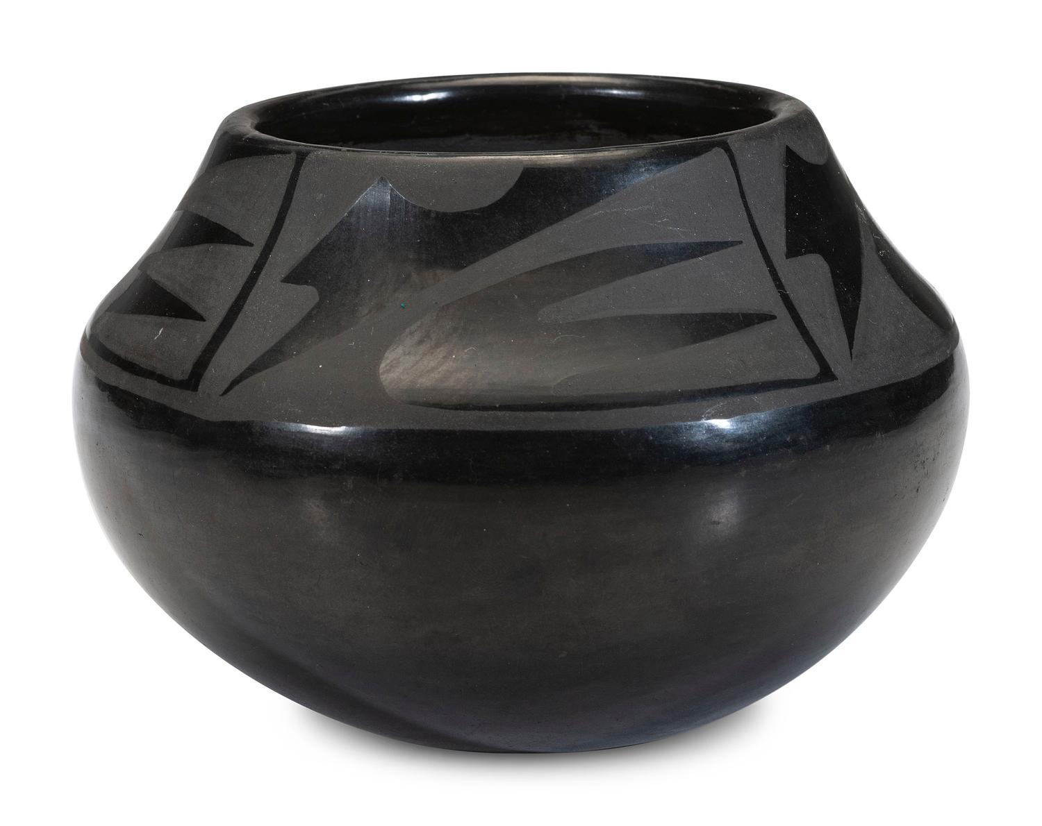 Blackware Pottery Jar