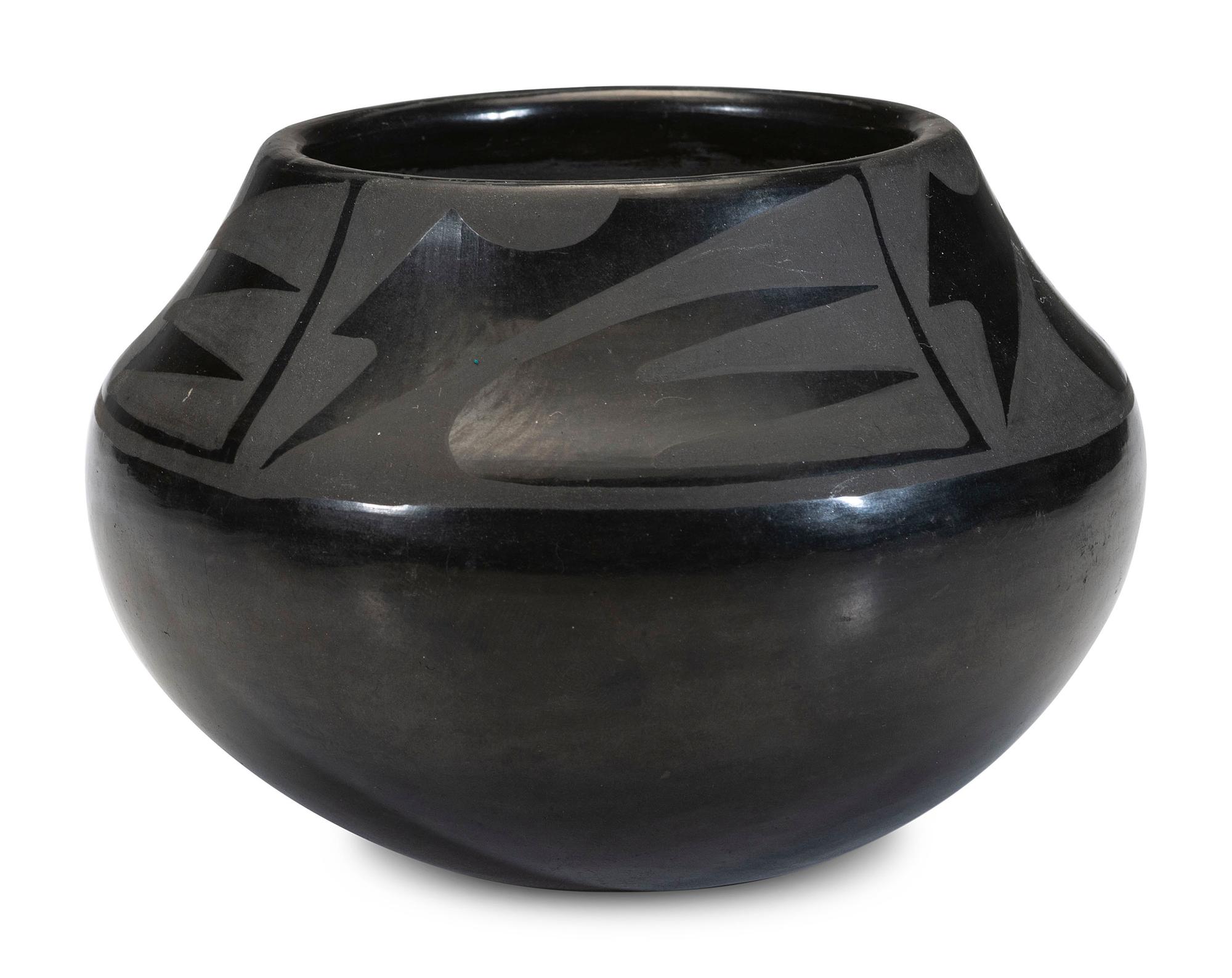 Blackware Pottery Jar