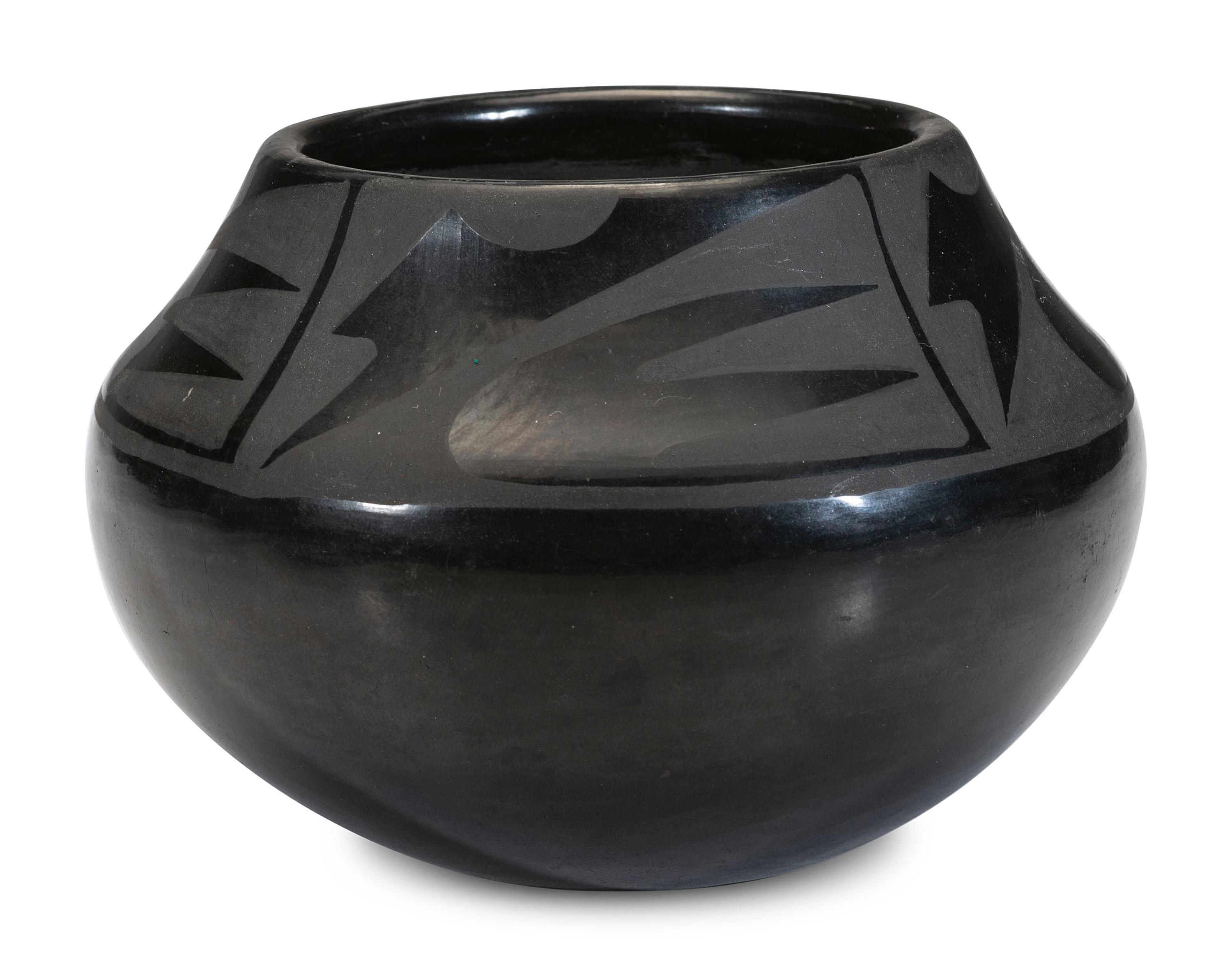 Blackware Pottery Jar