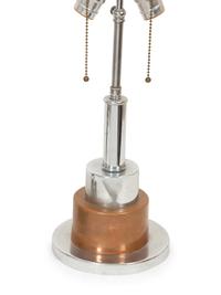 An Art Deco Hadrill and Horstman Counterbalance Table Lamp and Associated Lamp