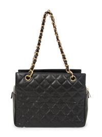Chanel Shoulder Tote in Black Caviar Leather, 2004