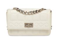 CHANEL, WHITE MINI FLAP BAG