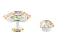 Two Royal Copenhagen Flora Danica Porcelain Table Articles