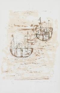 Zao Wou-Ki, (Chinese, 1921-2013), Les Petits Bateaux, 1953