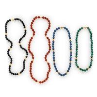 Collection of Hardstone Bead Necklaces