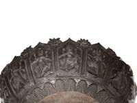 A Thai/Burmese Silver Footed Bowl