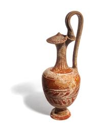A Canosan Polychrome Oinochoe