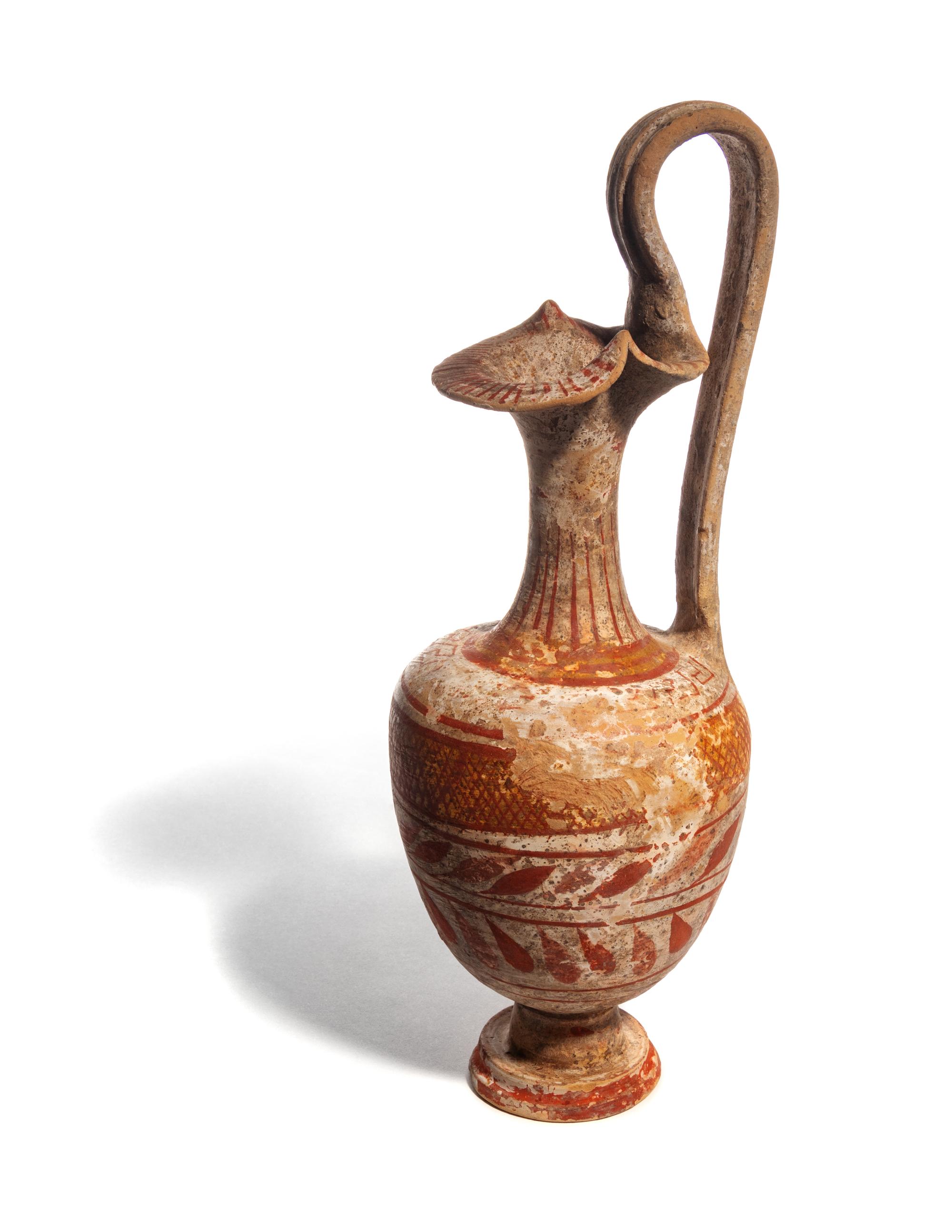 A Canosan Polychrome Oinochoe