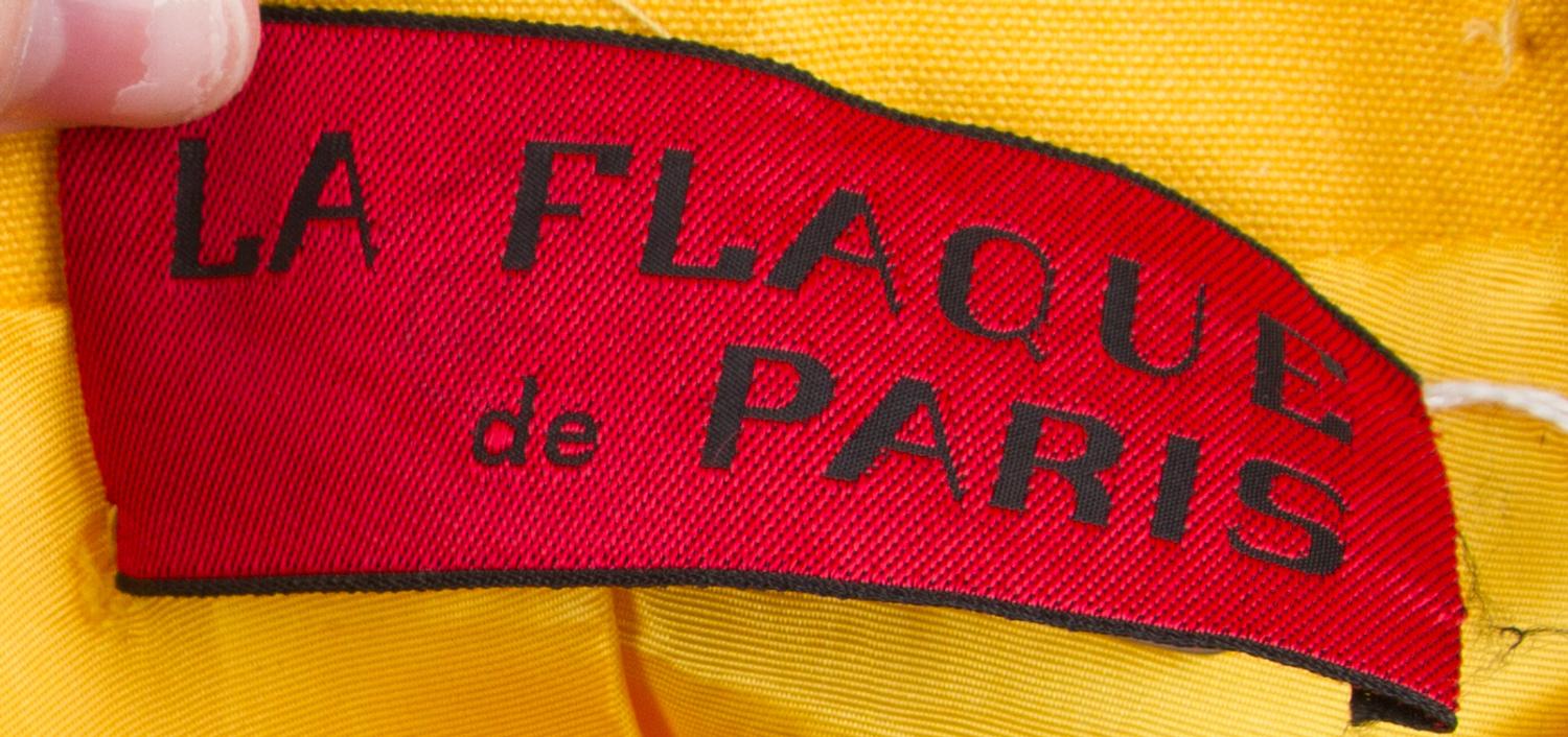 A La Flaque de Paris Mustard Canvas Coat,