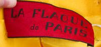 A La Flaque de Paris Mustard Canvas Coat,