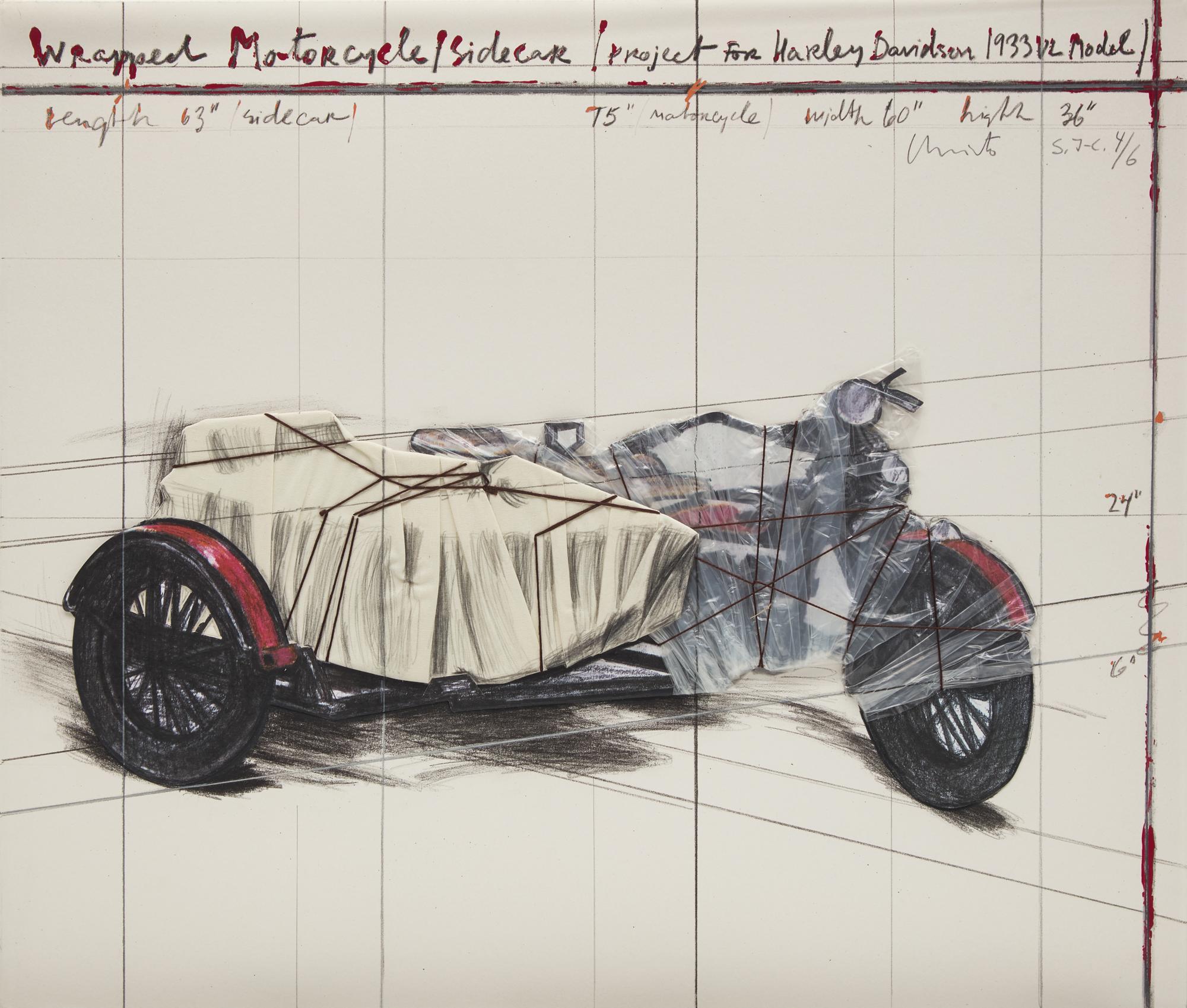 Wrapped Motorcycle/Side Car – Project for Harley Davidson 1933 VL Model, 1997