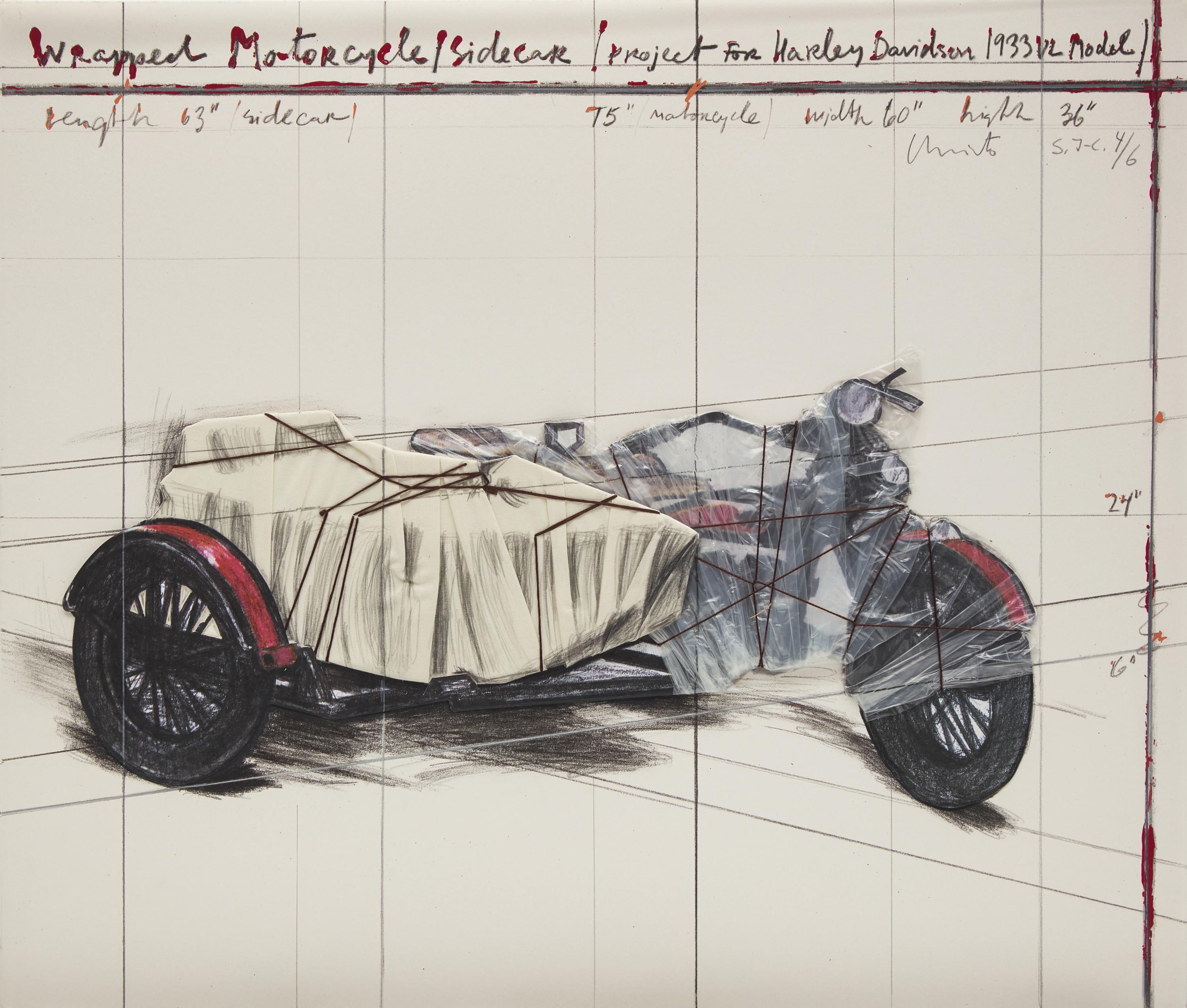 Wrapped Motorcycle/Side Car – Project for Harley Davidson 1933 VL Model, 1997