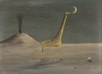 Giraffe and Moon with Volcano (Giraffe and Volcano #2) , 1951