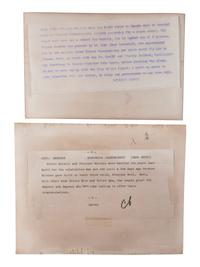 [PRESIDENTS] Photographs and ephemera related to Presidents Kennedy, FDR, Truman, and Reagan.