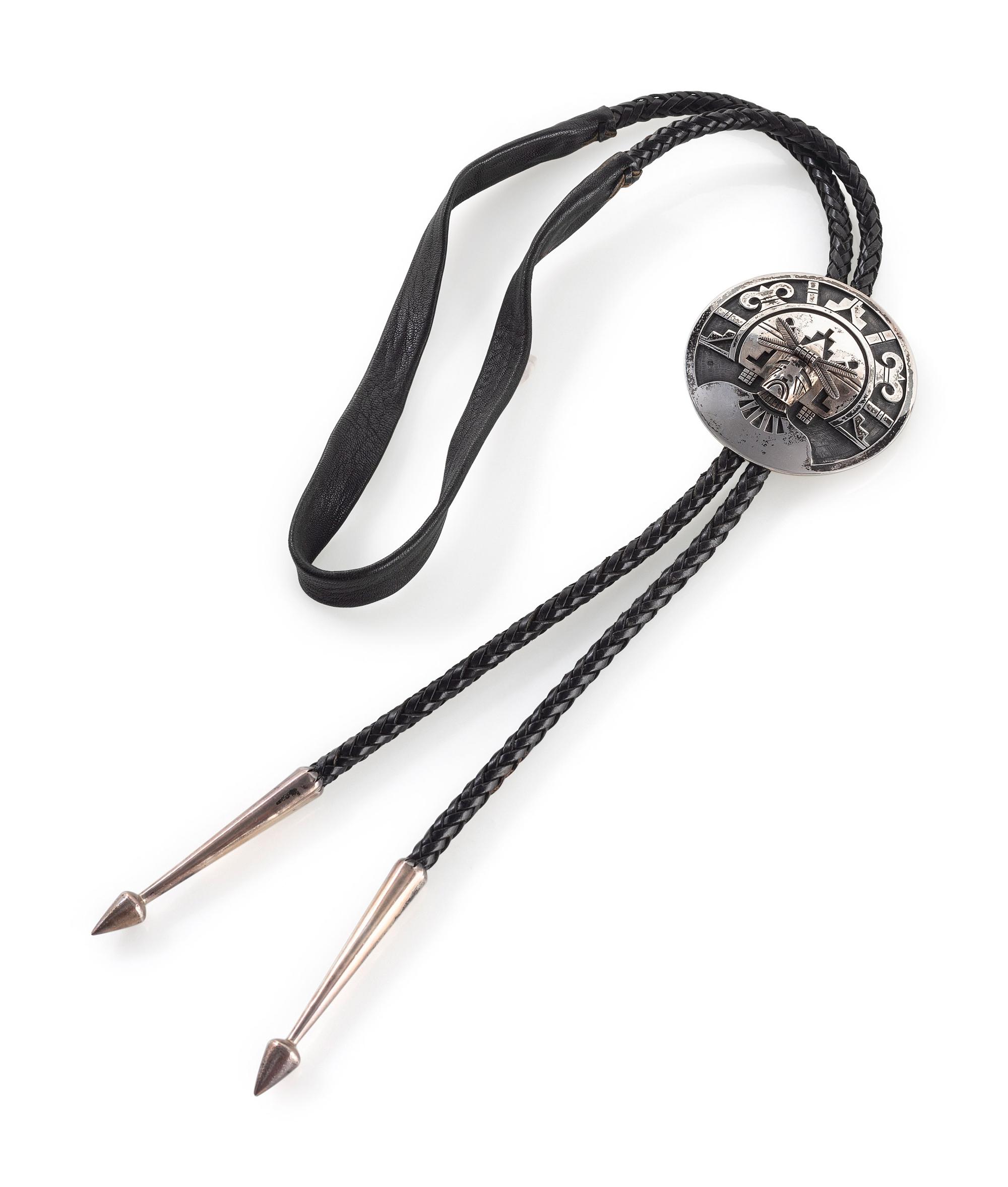 Sterling Silver Shalako Bolo Tie