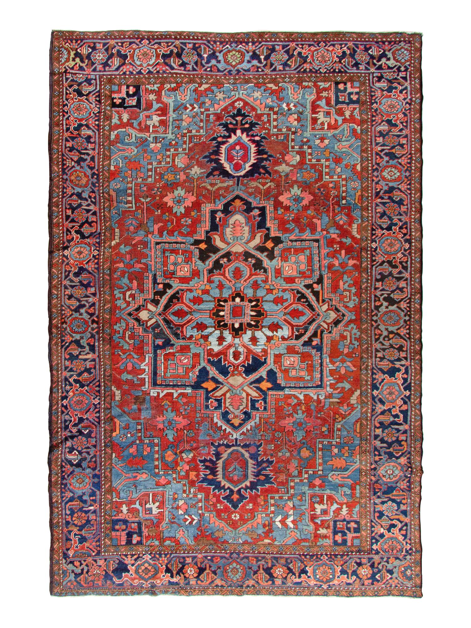 A Heriz Wool Rug