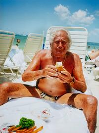 Grandpa on the Beach, Naples, Florida, 2003
