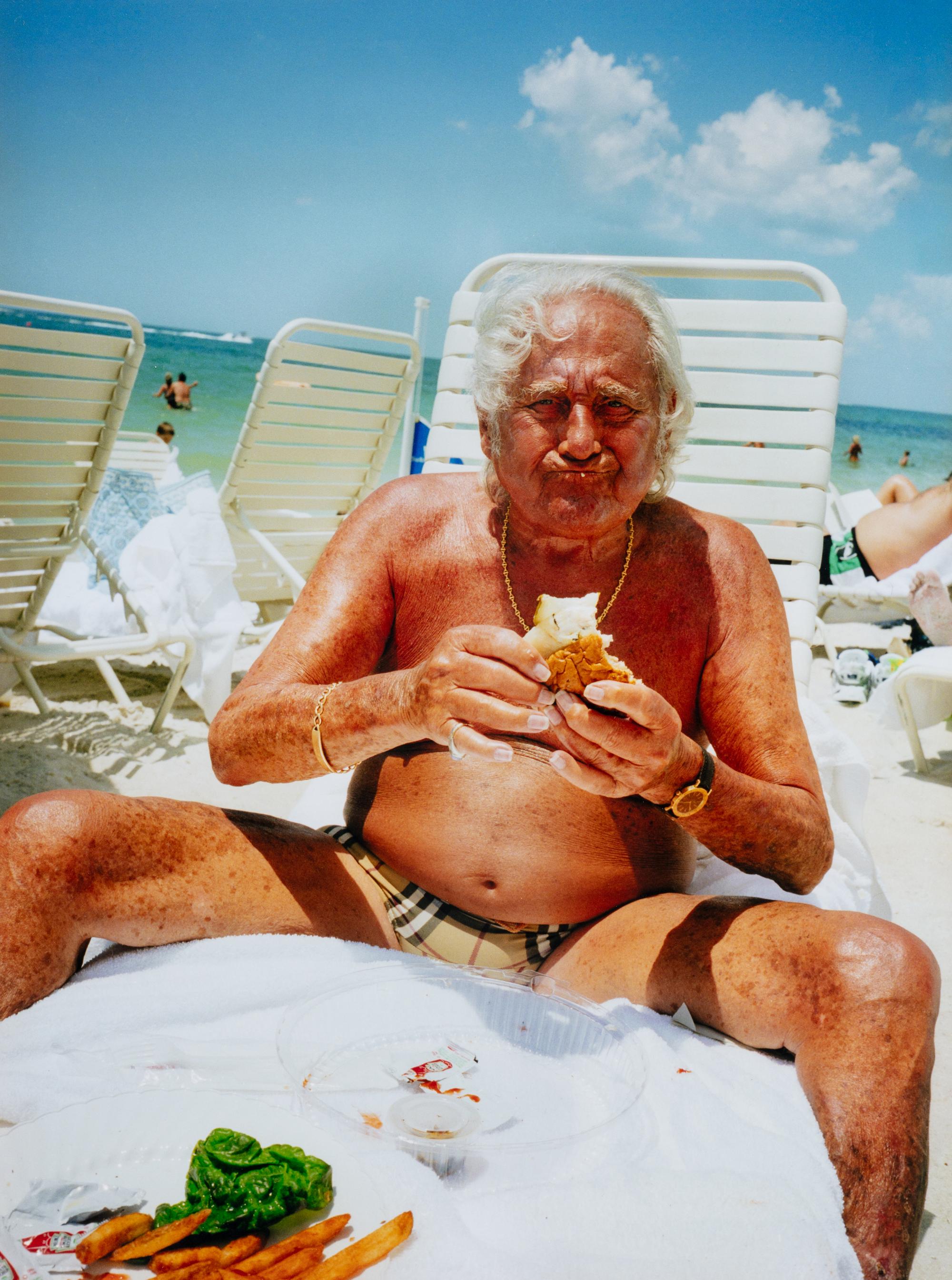 Grandpa on the Beach, Naples, Florida, 2003
