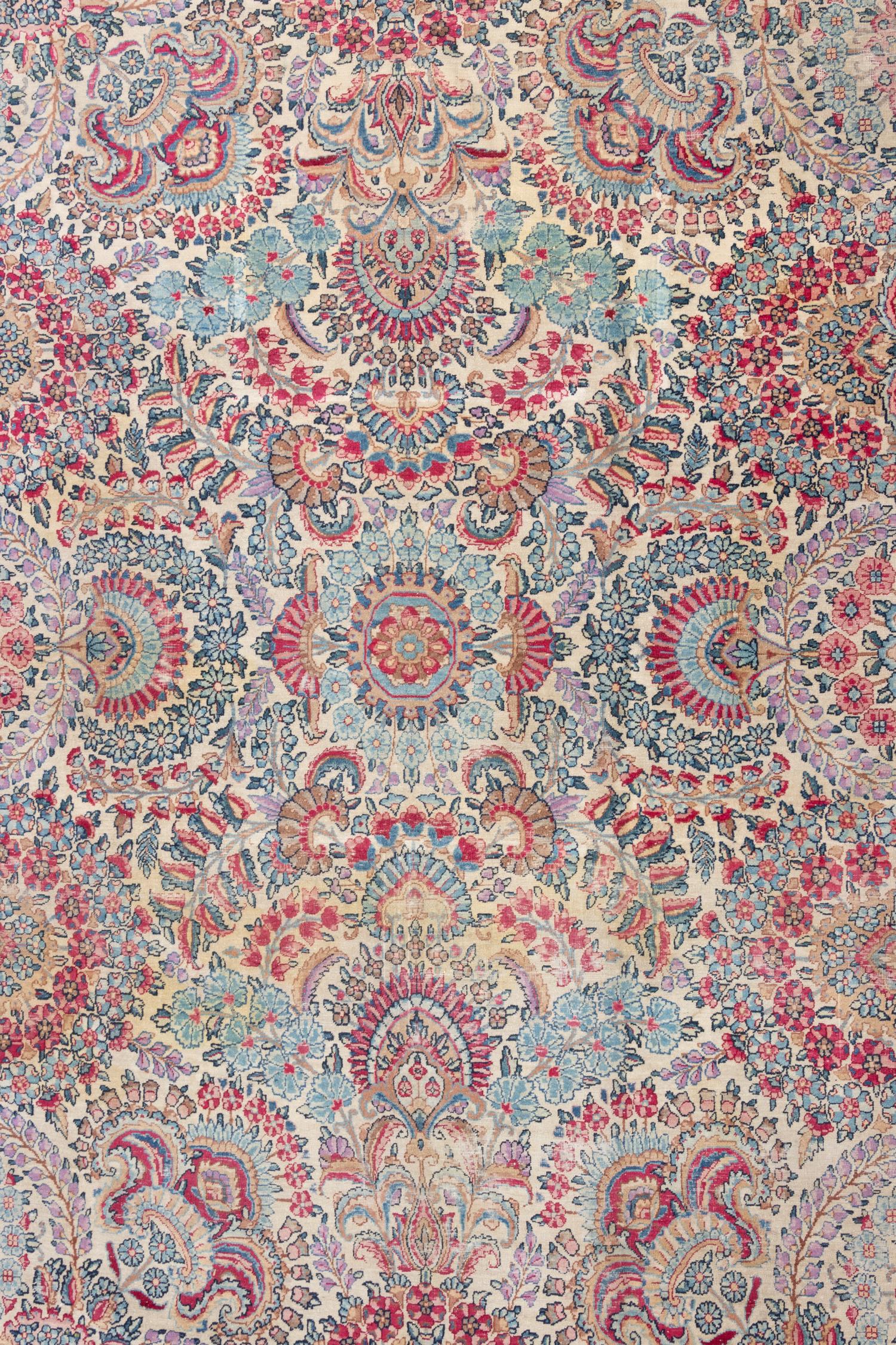 A Lavar Kirman Wool Rug