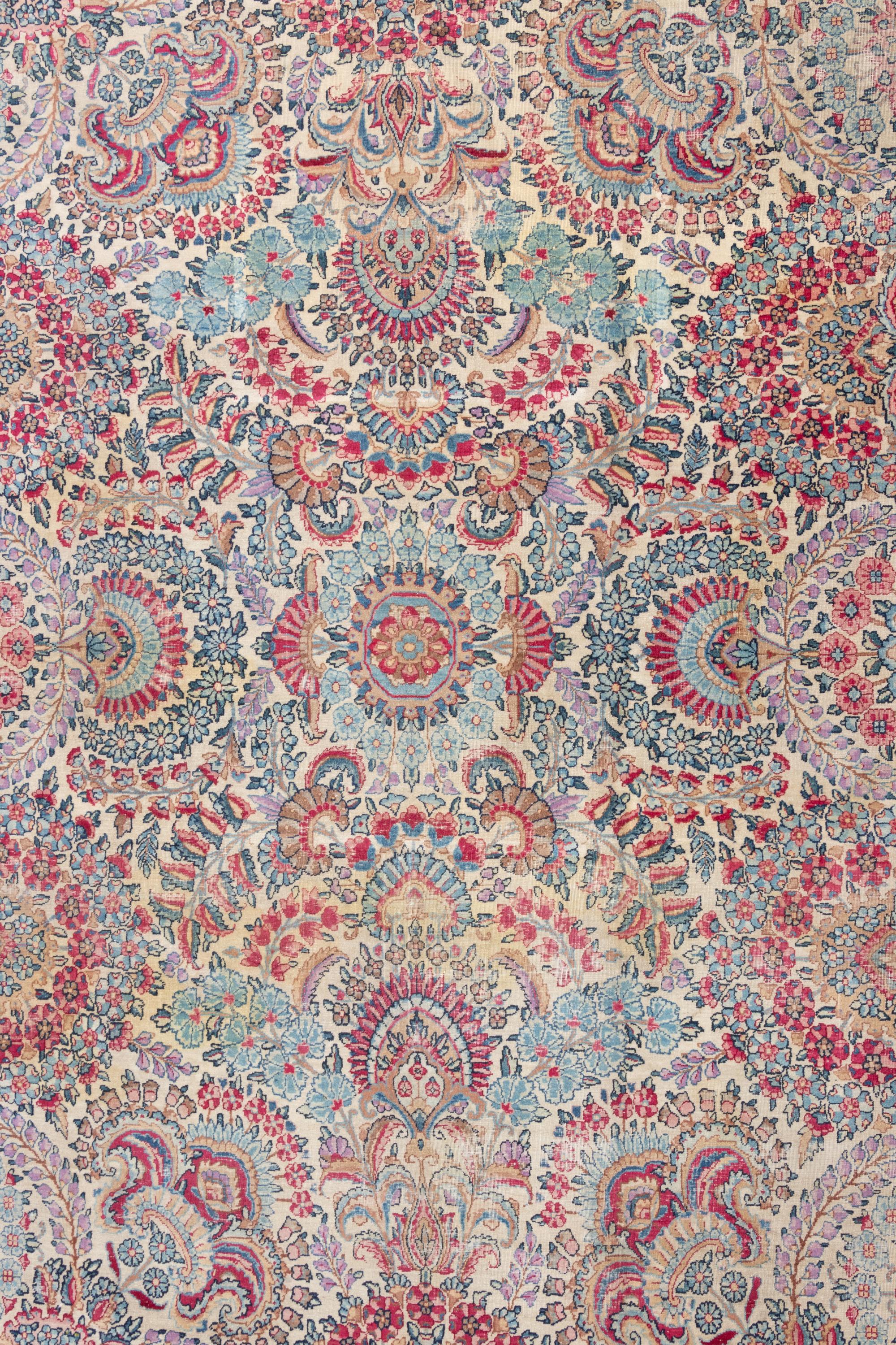 A Lavar Kirman Wool Rug