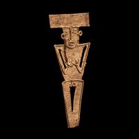 A Muisca Gold Tunjo Figure