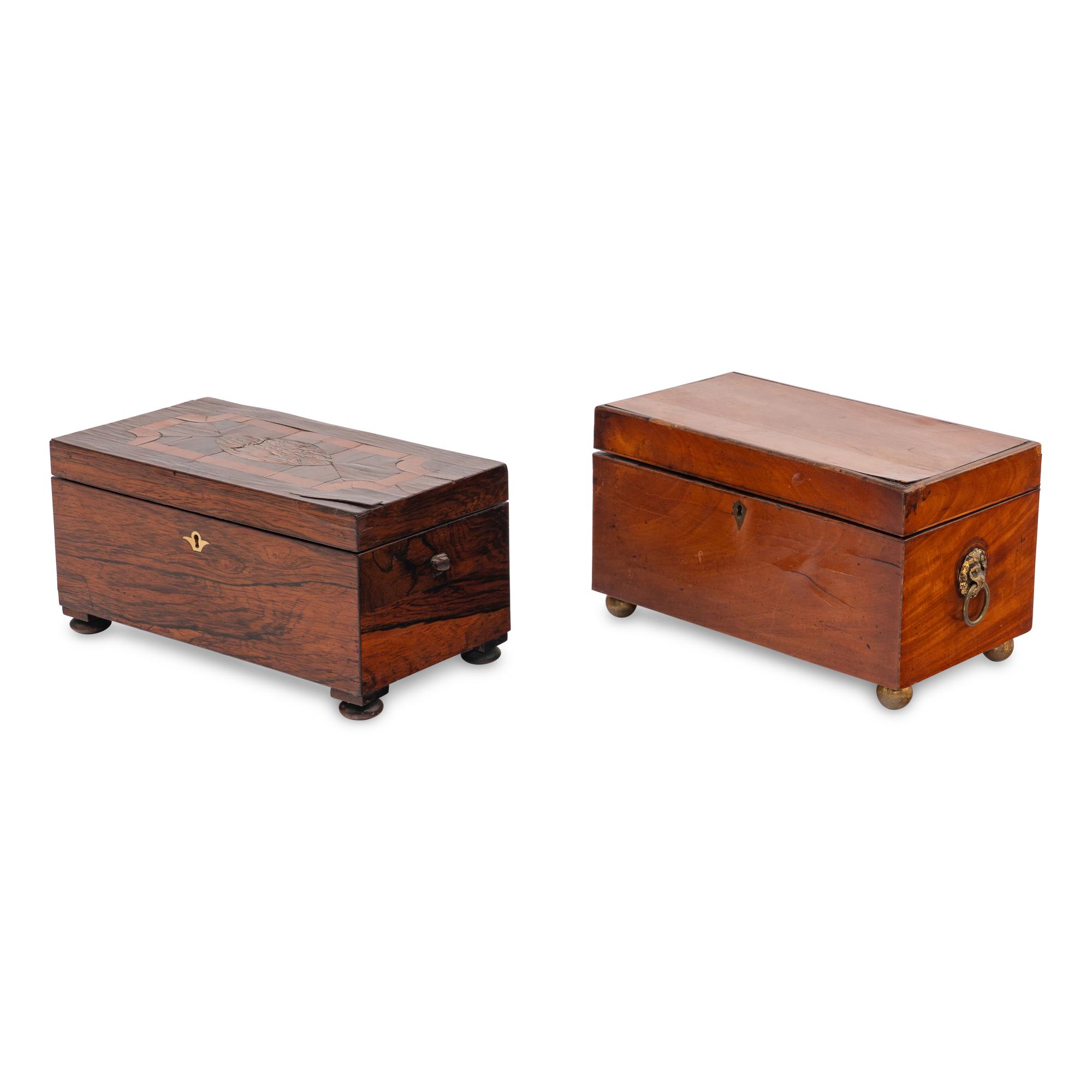 Two English Tea Caddies