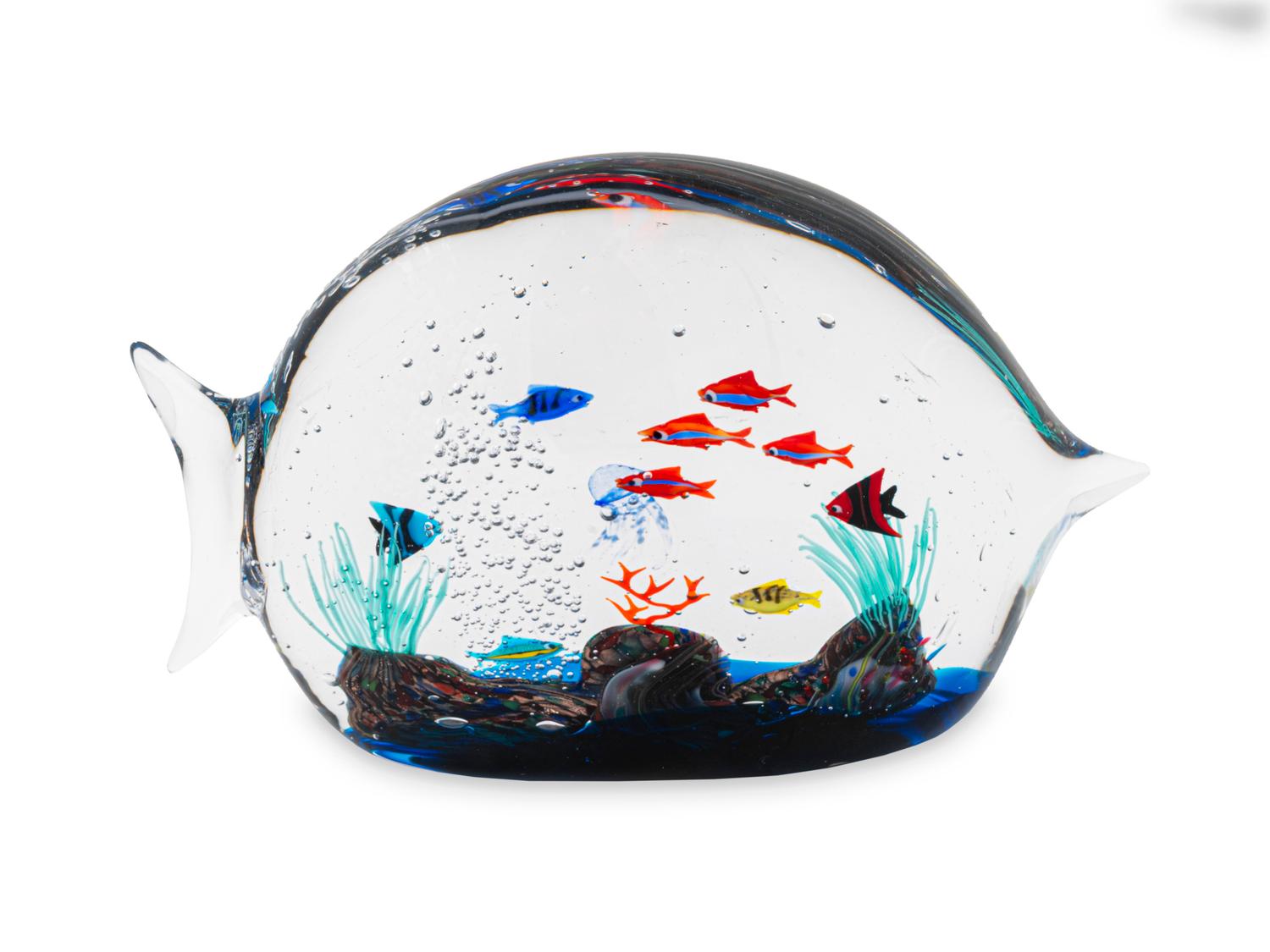 An ARS Cenedese Murano Glass Aquarium — 20TH CENTURY