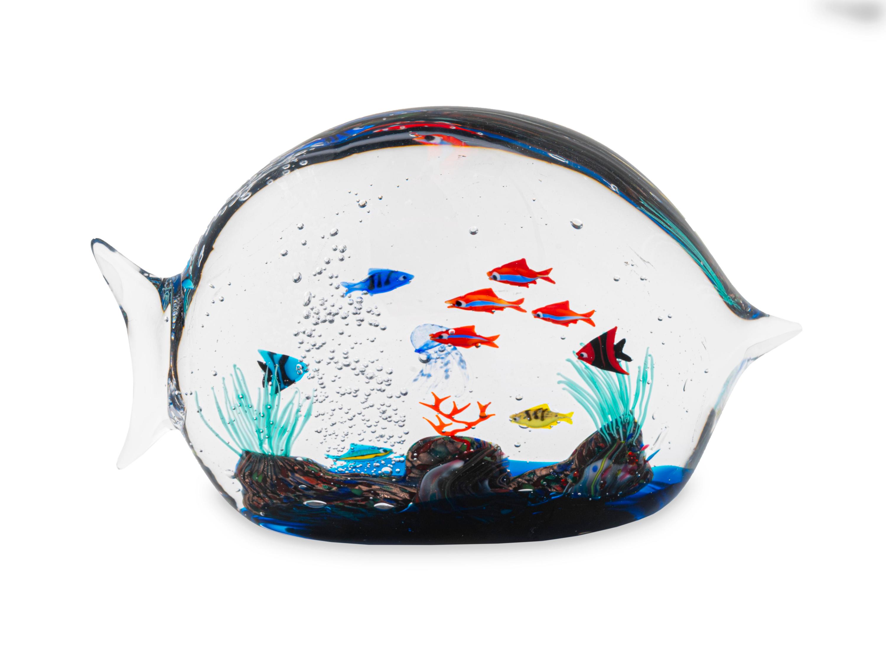 An ARS Cenedese Murano Glass Aquarium — 20TH CENTURY