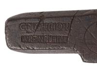 [AFRICAN AMERICANA]. Wood molding plane made by Cesar Chelor (ca 1720-1784), the earliest documented African American planemaker in North America. Wrentham, Massachusetts. Ca 1750s-1780s.