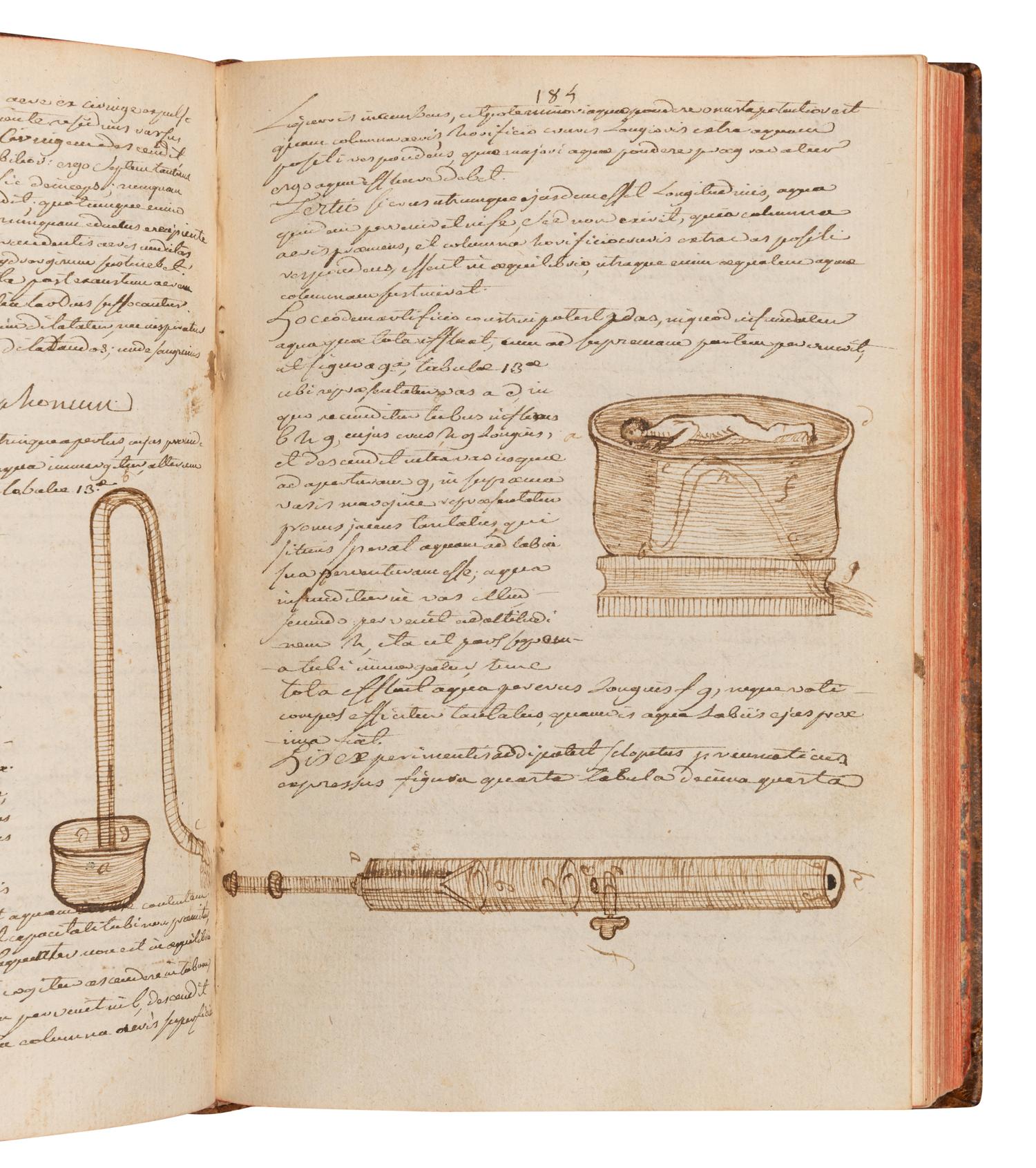 [MANUSCRIPT – PHYSICAL SCIENCE & ASTRONOMY]. “Phisica.” France, ca 1770-1790.