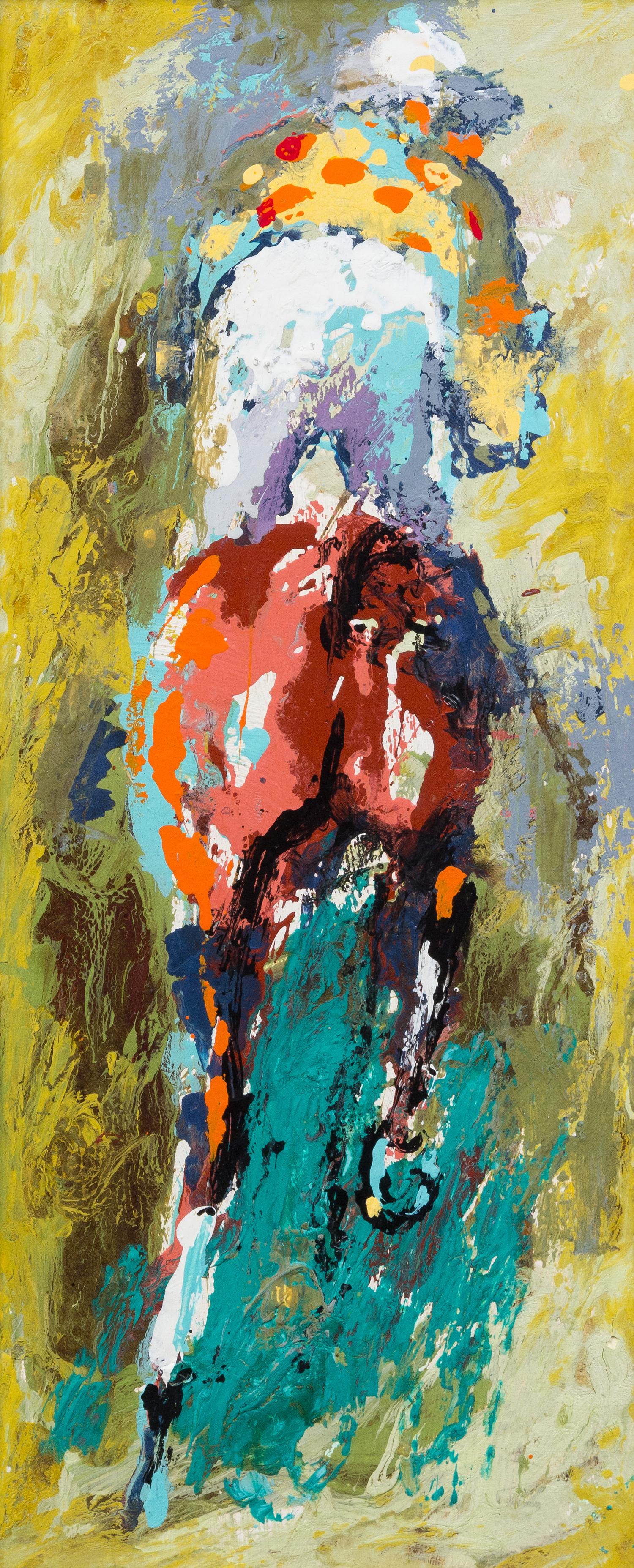 LeRoy Neiman, (American, 1921-2012), Horse and Jockey