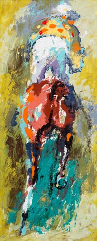 LeRoy Neiman, (American, 1921-2012), Horse and Jockey