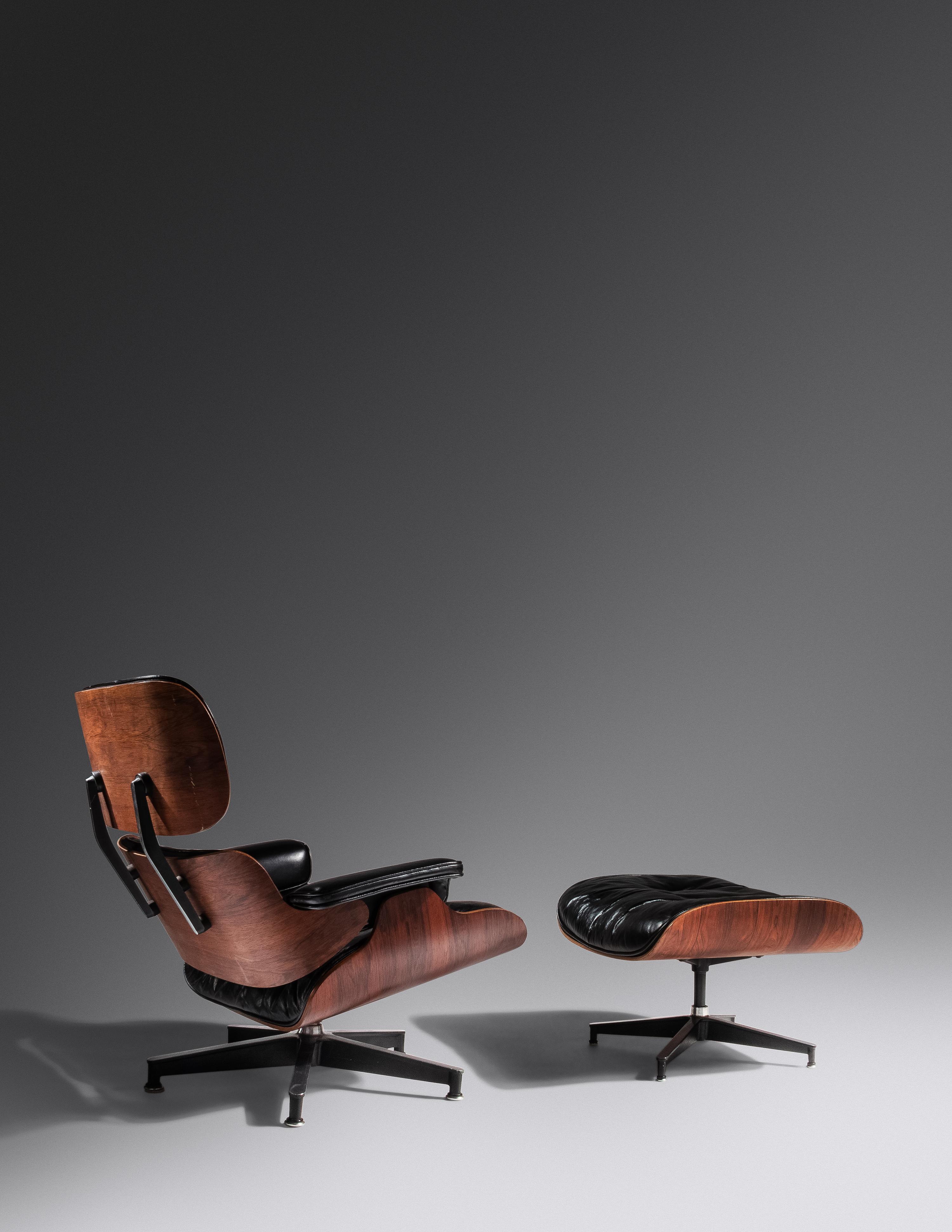 Lounge Chair and Ottoman, model 670 and model 671, Herman Miller, USA