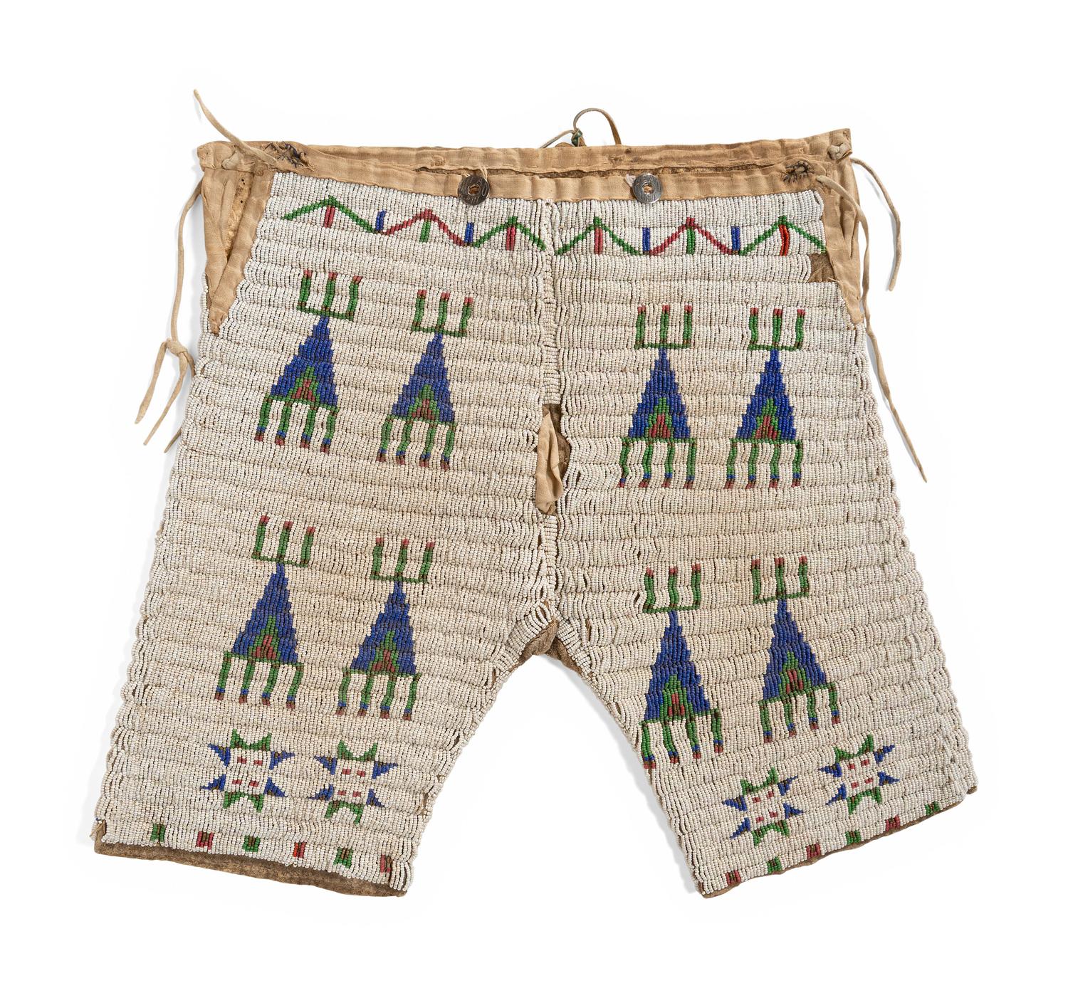 Cheyenne Child's Beaded Hide Pants