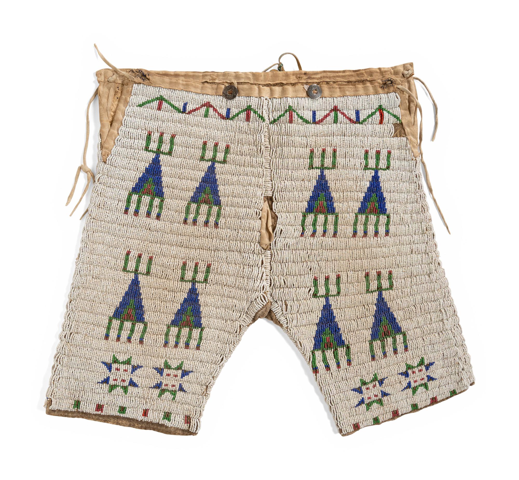 Cheyenne Child's Beaded Hide Pants