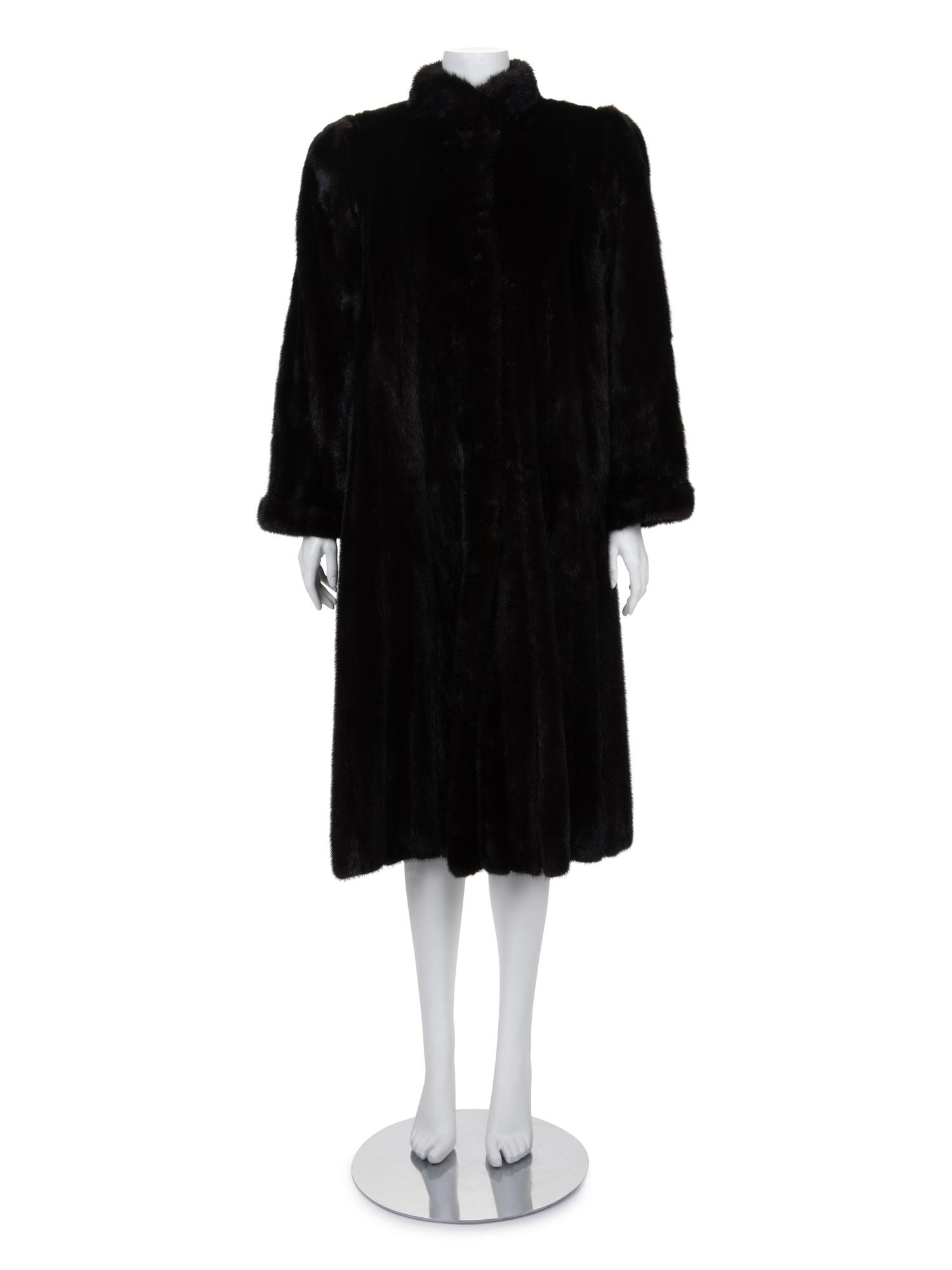 Unlabeled, Attributed to Yves Saint Laurent Mink Fur Coat