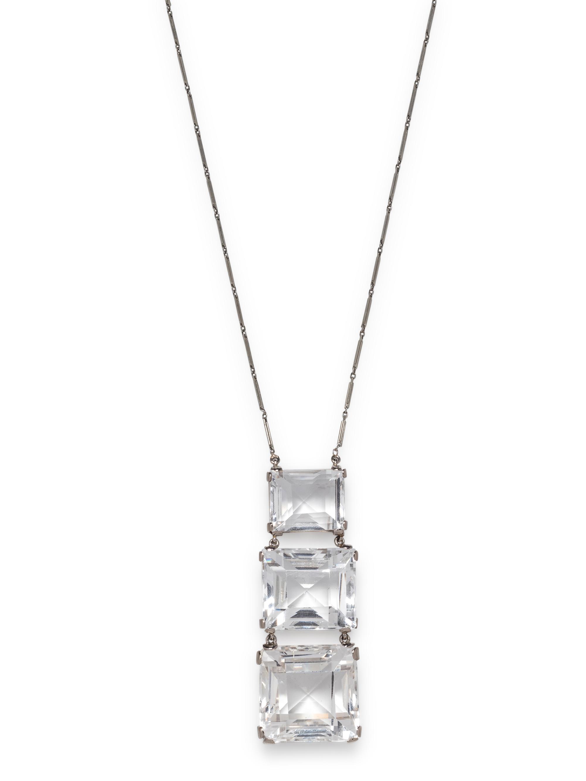 TOPAZ LAVALIER NECKLACE