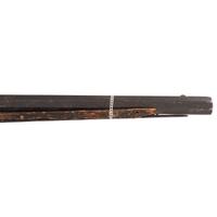 Fullstock Percussion Rifle by Conestoga Rifle Works with Applied "Hancock Richmond" Tobacco Tag Decorations