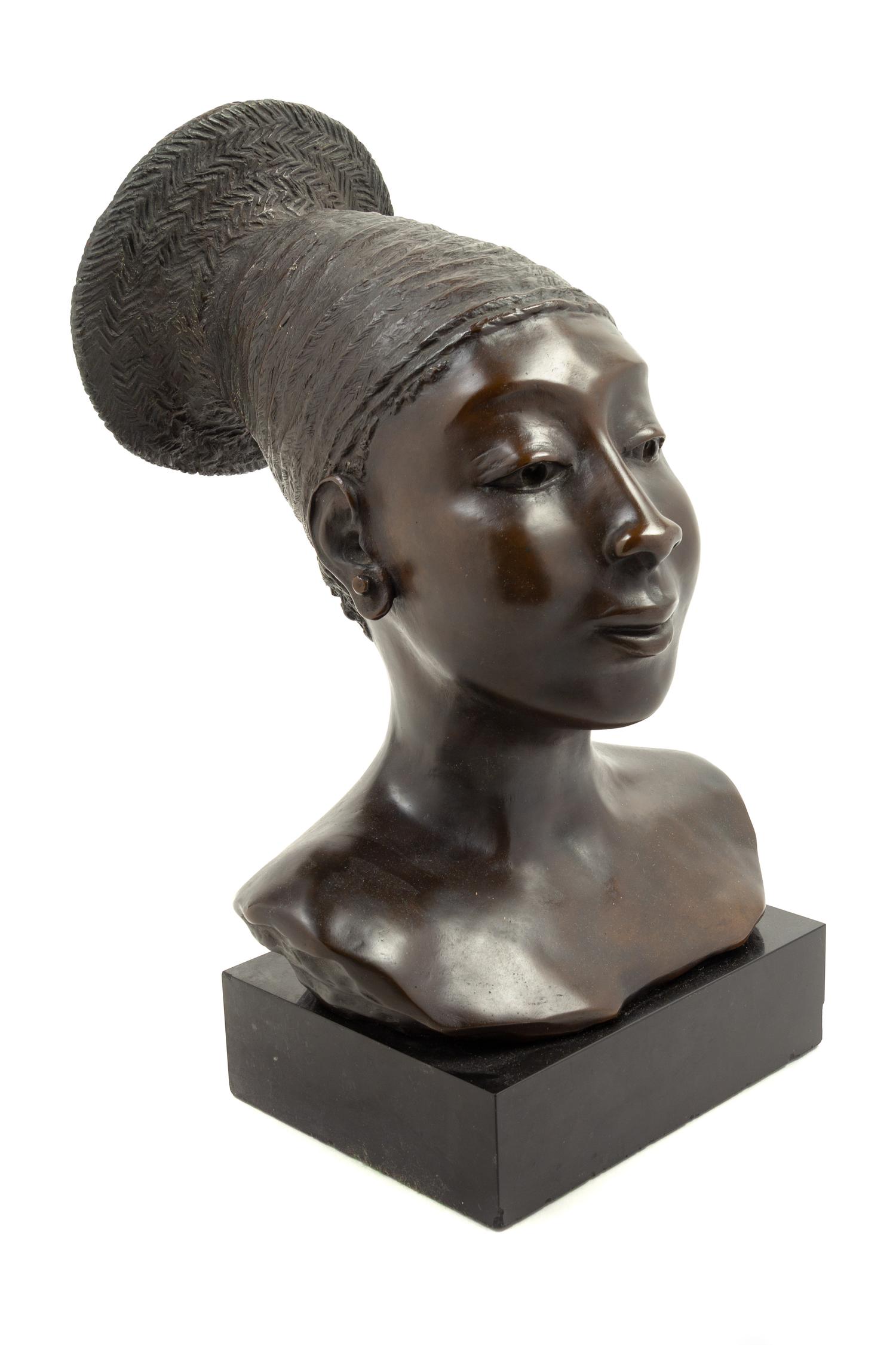 Aniev (French, 20th century) Portrait Bust of a Lady, 1931…