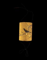 A Japanese Gold Lacquer Four Case Inro