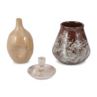 Three Teague Pottery Pieces