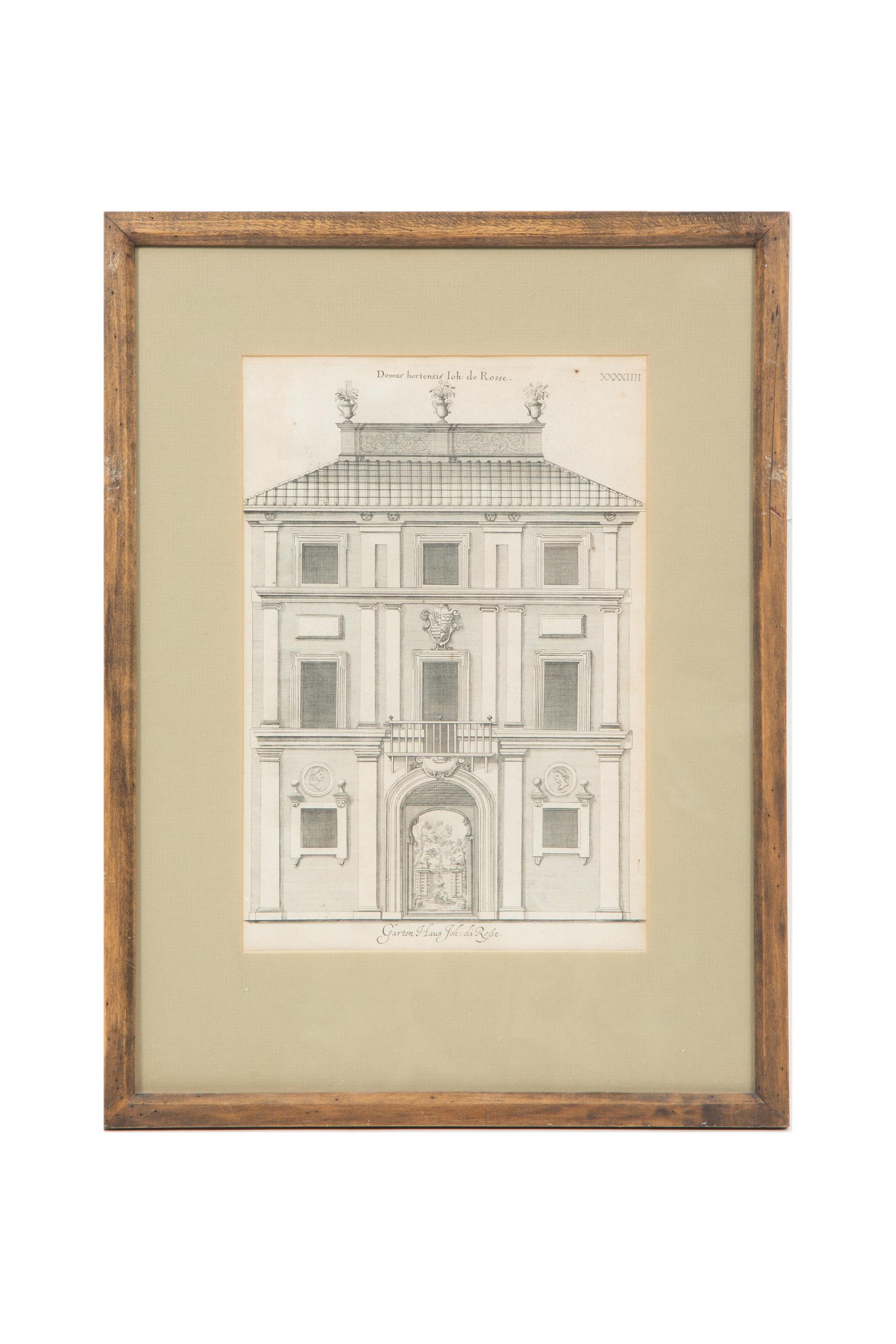 A Set of Four Framed Engravings