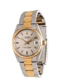 ROLEX, STAINLESS STEEL AND YELLOW GOLD REF. 6827 'OYSTER PERPETUAL DATEJUST' WRISTWATCH, CIRCA 1979