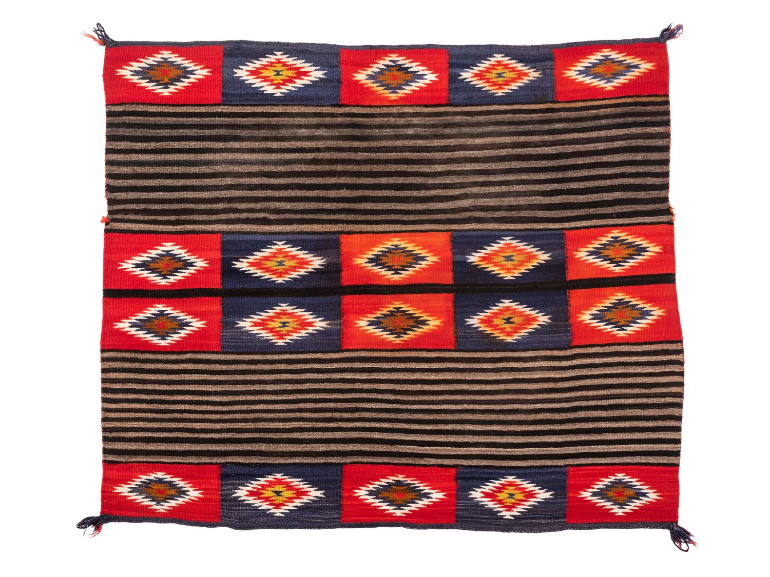 Navajo Transitional Wearing Blanket / Rug