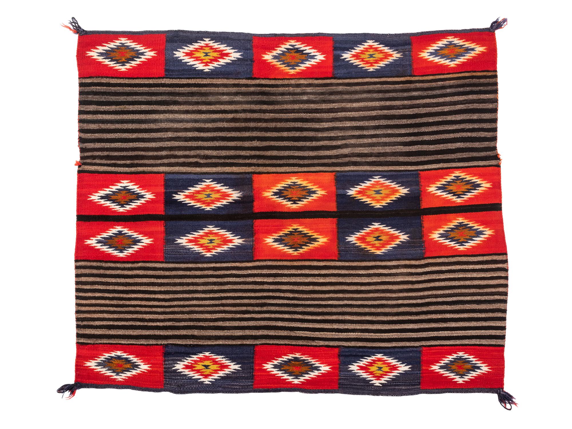 Navajo Transitional Wearing Blanket / Rug