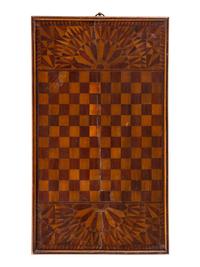An Inlaid Wood Game Board